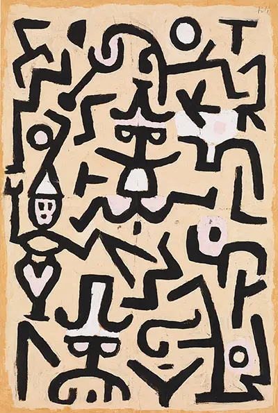 Comedians' Handbill Paul Klee